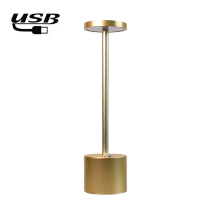 JB-TD003 I-Shaped Table Lamp Creative Decoration Retro Dining Room Bar Table Lamp, Specification: USB(Champagne Gold)-garmade.com