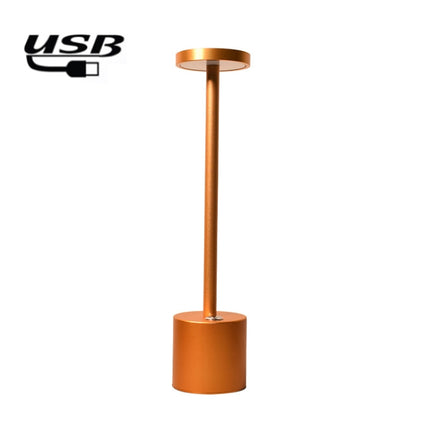 JB-TD003 I-Shaped Table Lamp Creative Decoration Retro Dining Room Bar Table Lamp, Specification: USB(Gold)-garmade.com