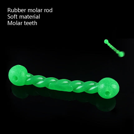 4 PCS Pet Rubber Molar Rods Are Playable And Bite Resistant Training Dog Teeth Cleaning Toys, Specification: Small Red-garmade.com