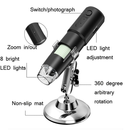 WIFI Electron Microscope USB Digital Magnifying Glass-garmade.com
