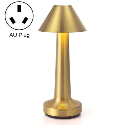 JB-TD001 LED Touch Table Lamp Cafe Restaurant Decoration Night Light, Specification: AU Plug(Golden)-garmade.com