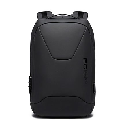 BANGE BG-22188 Fashion Business Anti-Theft Backpack Backpack with External USB Charging Port(Black)-garmade.com