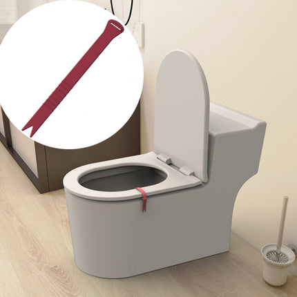 5 PCS TG01 Silicone Streamer Toilet Seat Cover Lifter(Wine Red)-garmade.com