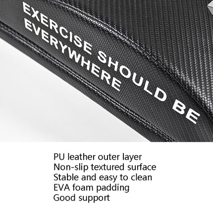 Eaden Yoga Mat Household Non-Slip Sit-Up Mat Sports Fitness Mat(Black)-garmade.com