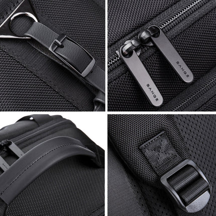 BANGE BG-G63 Business Shoulders Bag Waterproof Travel Computer Backpack(Black)-garmade.com