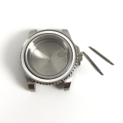 For ETA2836/Pearl 3804 Movement 867 GMT Watch Accessories 40MM Stainless Steel Case(Blue Red)-garmade.com
