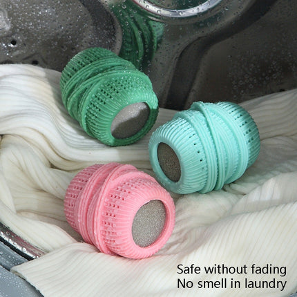 3 PCS Anti-Entanglement And Anti-Knotting Laundry Ball Washing Machine Cleaning Ball Guard Washing Ball(Light Green)-garmade.com