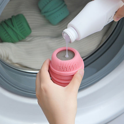 3 PCS Anti-Entanglement And Anti-Knotting Laundry Ball Washing Machine Cleaning Ball Guard Washing Ball(Green)-garmade.com