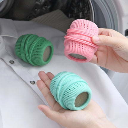 3 PCS Anti-Entanglement And Anti-Knotting Laundry Ball Washing Machine Cleaning Ball Guard Washing Ball(Pink)-garmade.com