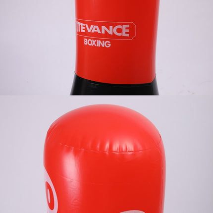 PVC Children Vertical Inflatable Punching Bag Boxing Column Tumbler Punching Bag, Height: 1.55m-garmade.com