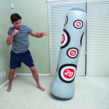 Adult Children Vent Toy Punching Bag Inflatable Boxing Pillar Sandbag Tumbler, Height: 1.6m-garmade.com