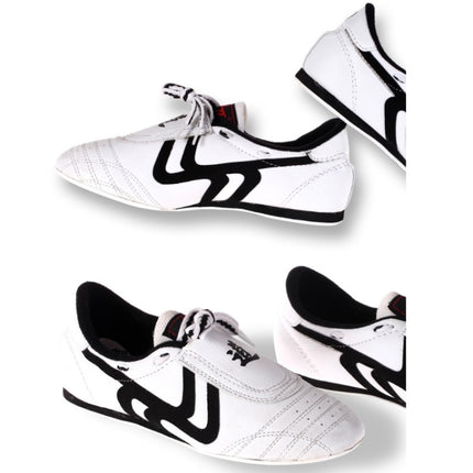 Weirui Taekwondo Shoes Men And Women Tendon Sole Training Shoes, Random Style Delivery, Size: 26(White)-garmade.com