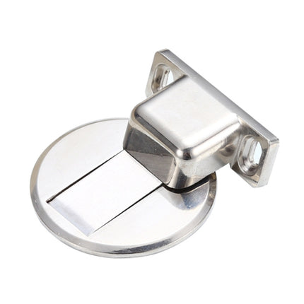 2 PCS Zinc Alloy Non-Perforated Suction Silent Strong Magnetic Door Stopper White-garmade.com