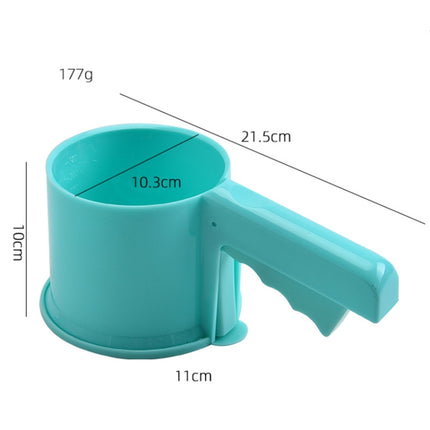 2 PCS Convenient Hand-Held Semi-Automatic Four Sieve Baking Tool(Blue)-garmade.com