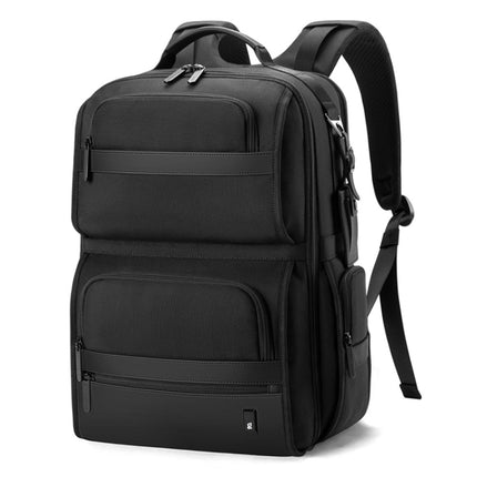 BANGE BG-G62 Casual Business Men Shoulders Bag Business Travel Computer Backpack(Black)-garmade.com
