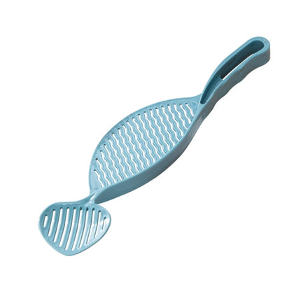 10 PCS Multifunctional Draining Rice Cleaning Device Kitchen Hollow Rice Washing Rice Block(Blue)-garmade.com