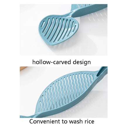 10 PCS Multifunctional Draining Rice Cleaning Device Kitchen Hollow Rice Washing Rice Block(Blue)-garmade.com