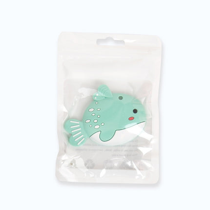 MJYJ019 Silicone Baby Teether Children Molar Stick Toy, Color: Small Fish-Blue-garmade.com