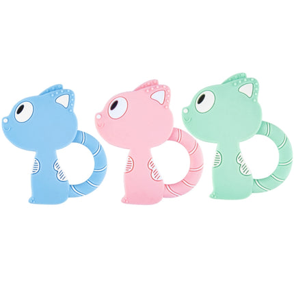 MJYJ019 Silicone Baby Teether Children Molar Stick Toy, Color: Fox-Green-garmade.com