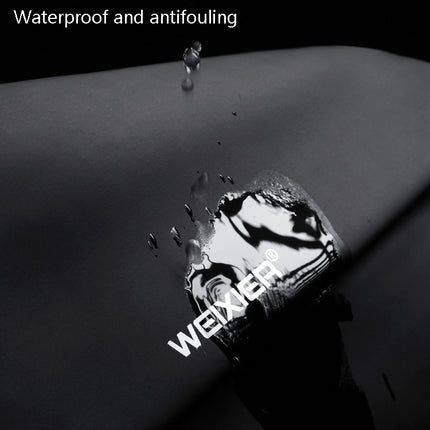 WEIXIER 8641 Men Running Waterproof Waist Bag Multifunctional Chest Bag Sports Leisure One-Shoulder Bag(Black)-garmade.com