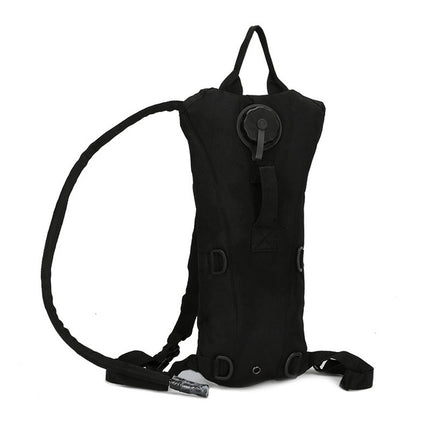 Water Bag Hydration Backpack Outdoor Camping Nylon Camel Water Bladder Bag For Cycling(BLACK)-garmade.com