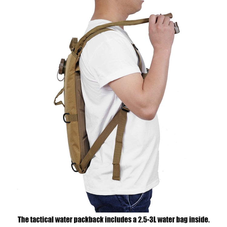 Water Bag Hydration Backpack Outdoor Camping Nylon Camel Water Bladder Bag For Cycling(BLACK)-garmade.com