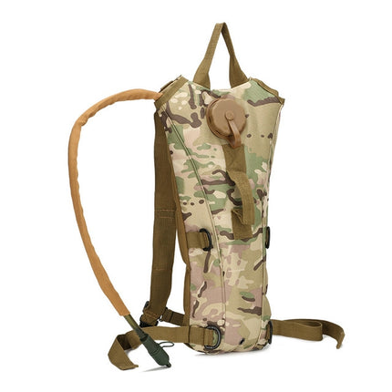 Water Bag Hydration Backpack Outdoor Camping Nylon Camel Water Bladder Bag For Cycling(CP camouflage)-garmade.com