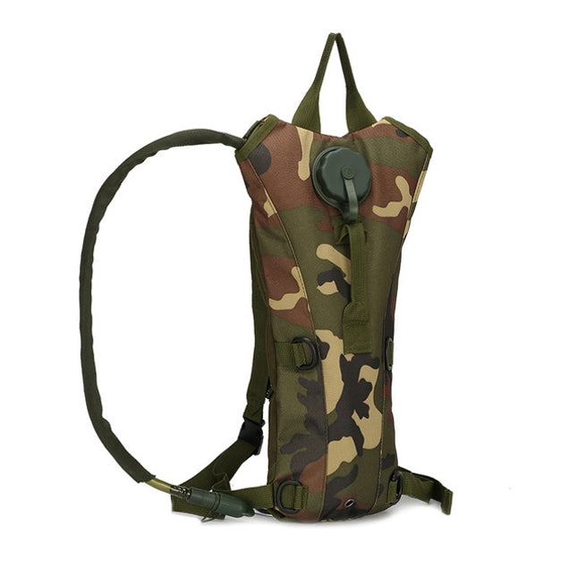 Water Bag Hydration Backpack Outdoor Camping Nylon Camel Water Bladder Bag For Cycling(Jungel Camouflage)-garmade.com