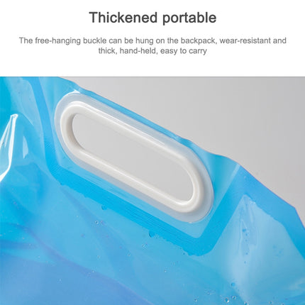 PE Water Bag For Portable Folding Water Storage Lifting Bag for Camping Hiking Survival Hydration Storage Bladder(10L)-garmade.com
