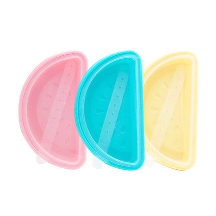 3 in 1 Summer Silicone Popsicle Mold Ice Cream Mold DIY Mold Set(Watermelon Shape)-garmade.com