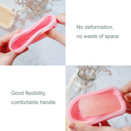 3 in 1 Summer Silicone Popsicle Mold Ice Cream Mold DIY Mold Set(Strawberry Shape)-garmade.com