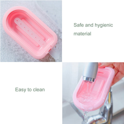 3 in 1 Summer Silicone Popsicle Mold Ice Cream Mold DIY Mold Set(Watermelon Shape)-garmade.com