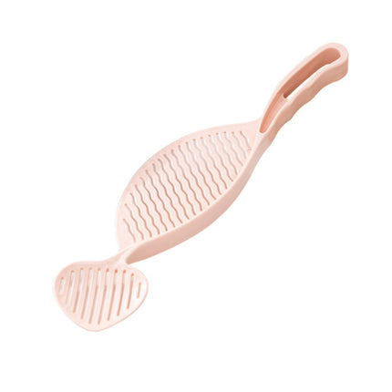 10 PCS Household Rice Scoop Drainer Does Not Hurt The Hand Washing Rice Sieve(Pink)-garmade.com