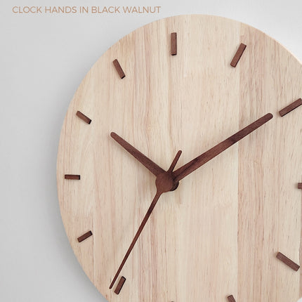 Solid Wooden Wall Clock Home Living Room Wall Clock Decorative Clock-garmade.com