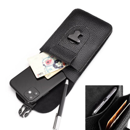 3 PCS WEIXIER 8640 7 Inch Belt Waistband Bag Outdoor Sports Men Mobile Phone Waist Bag(Black)-garmade.com