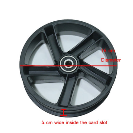 Electric Scooter Aluminum Wheel + Shock-Absorbing Rubber Honeycomb Tire Set For Ninebot ES1 / ES2 / ES3 / ES4-garmade.com
