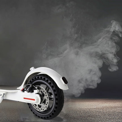 Electric Scooter Aluminum Wheel + Shock-Absorbing Rubber Honeycomb Tire Set For Ninebot ES1 / ES2 / ES3 / ES4-garmade.com
