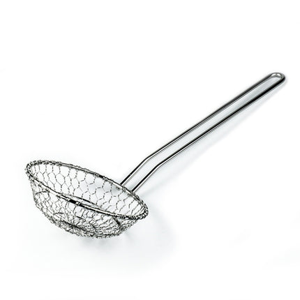 304 Stainless Steel Wire Mesh Fishing Practical Colander Durable Fried Cooking Fishing Fence-garmade.com