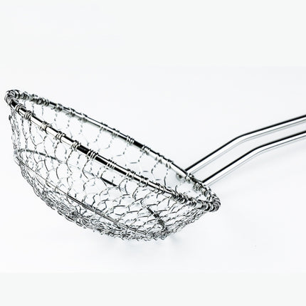 304 Stainless Steel Wire Mesh Fishing Practical Colander Durable Fried Cooking Fishing Fence-garmade.com
