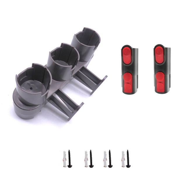 Vacuum Cleaner Rack + 2 Adapter For Dyson V7 V8 V10-garmade.com