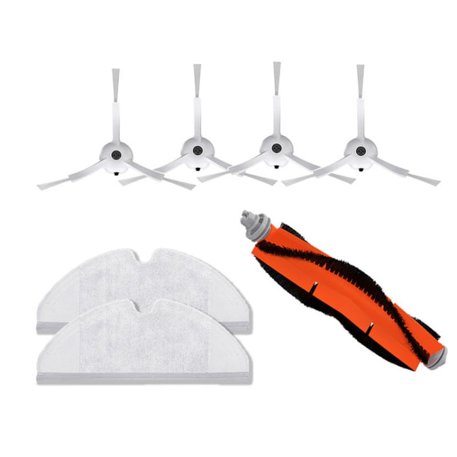 Sweeping Robot Accessories For Xiaomi Mijia Rock, Specification: Main Brush+4 Side brush+2 Rag-garmade.com