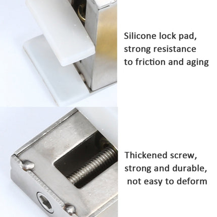 2 PCS Aluminum Screen Window Door Lock Child Protection Safety Lock Anti-theft Stopper(Hex Key)-garmade.com