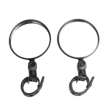 2 PCS For Xiaomi Scooter Rear View Mirror Bicycle Mirror(Round)-garmade.com