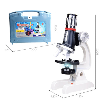 2171 Child STEM Science And Education Puzzle 1200 Ballic Biomedi Toy Student Experimental Equipment(Alloy microscope)-garmade.com
