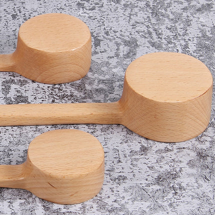 Long-Handled Wooden Spoon Seasoning Spoon Dessert Coffee Milk Tea Spoon Small-garmade.com