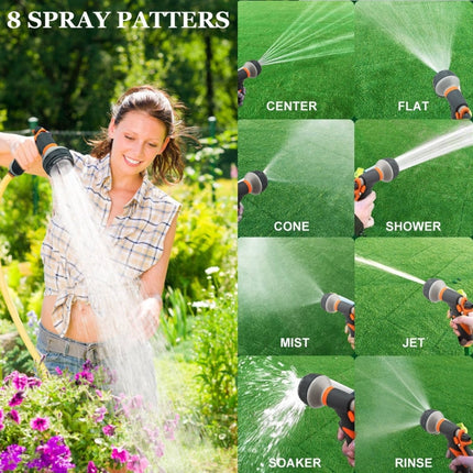 Plastic Household Flower Garden Watering Sprinkler, Orange-garmade.com
