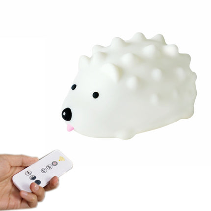 ZD-27 Cute Hedgehog Night Light Timer Dimming USB Bedside Lamp, Style: Remote Control-garmade.com