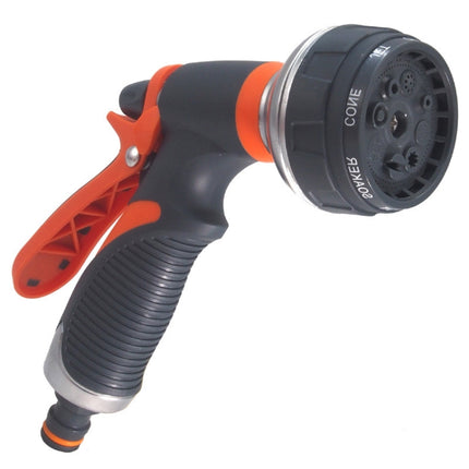 Metal Multifunctional Garden Household Car Watering Sprinkler High Pressure Nozzle(Orange Red)-garmade.com