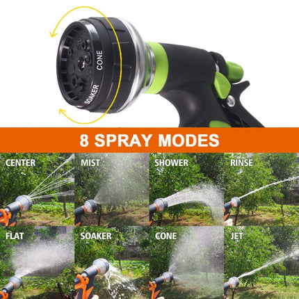 Metal Multifunctional Garden Household Car Watering Sprinkler High Pressure Nozzle(Orange Red)-garmade.com