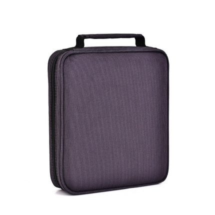 120 Color Pencil Case Large Capacity Student Portable Stationery Bag(Purple)-garmade.com